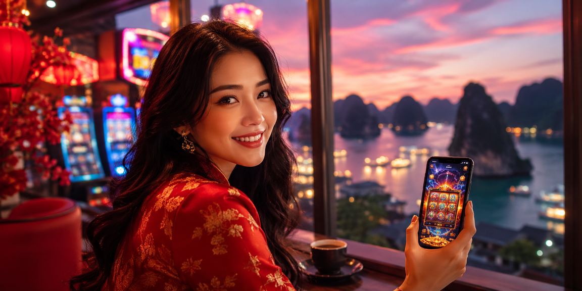 Khách du lịch tại vịnh Hạ Long xem kèo esports và đặt cược trên điện thoại di động